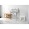 Kingston Brass 30 Carrara Marble Console Sink with Stainless Steel Legs, Marble WhitePolished Chrome LMS30M81ST - alternate 5